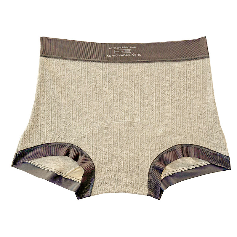 Red Pure Cotton Boxer Briefs for Women in the Year of Birth, Mulberry Silk 10A Antibacterial Extended Crotch Seamless Large Size Wholesale