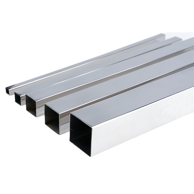 Ready Supply of 304 Stainless Steel Square Tube Mirror Brushed Stainless Steel Rectangular Tube Stainless Steel Tube for Shelf Display Rack