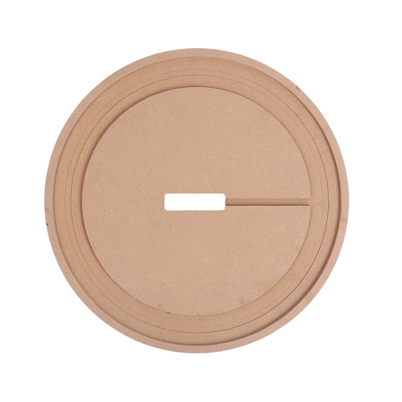 Custom-Shaped Cutting Density Board Red Primary Color Engraving Density Board Special-Shaped Partition Board Open-Hole Desktop Cabinet