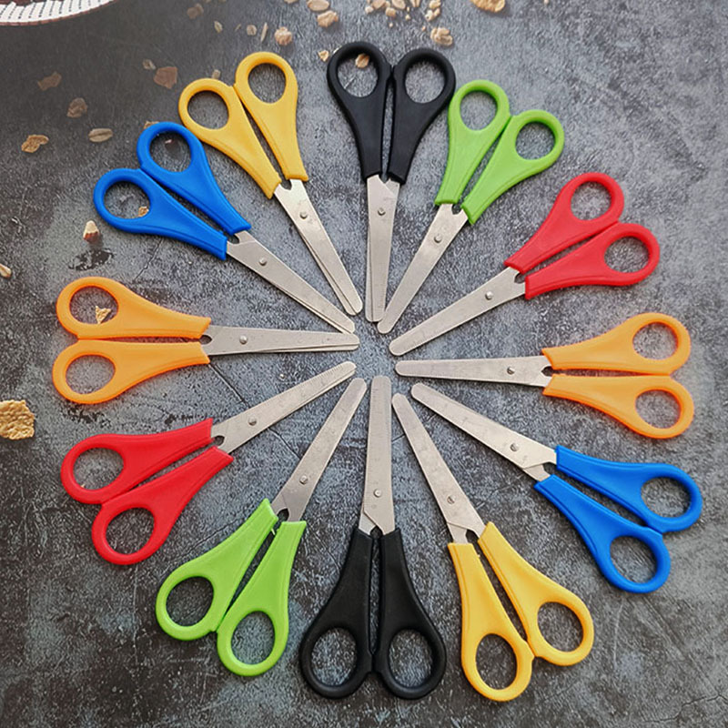 Студенческие ножницы ручной работы с линейкой из нержавеющей стали маленькие ножницы для бумаги офисные ножницы художественные ножницы с линейкой для резки ниток