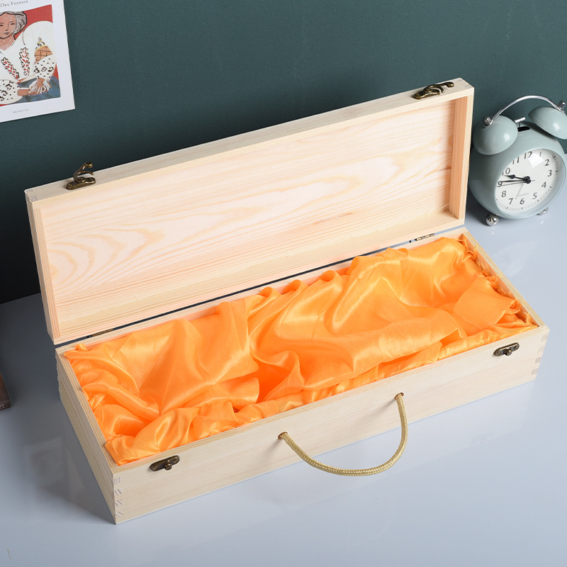 Wooden Honey Box Gift Packaging New Year Gift Box Honey Gift Box Wooden Portable Pine