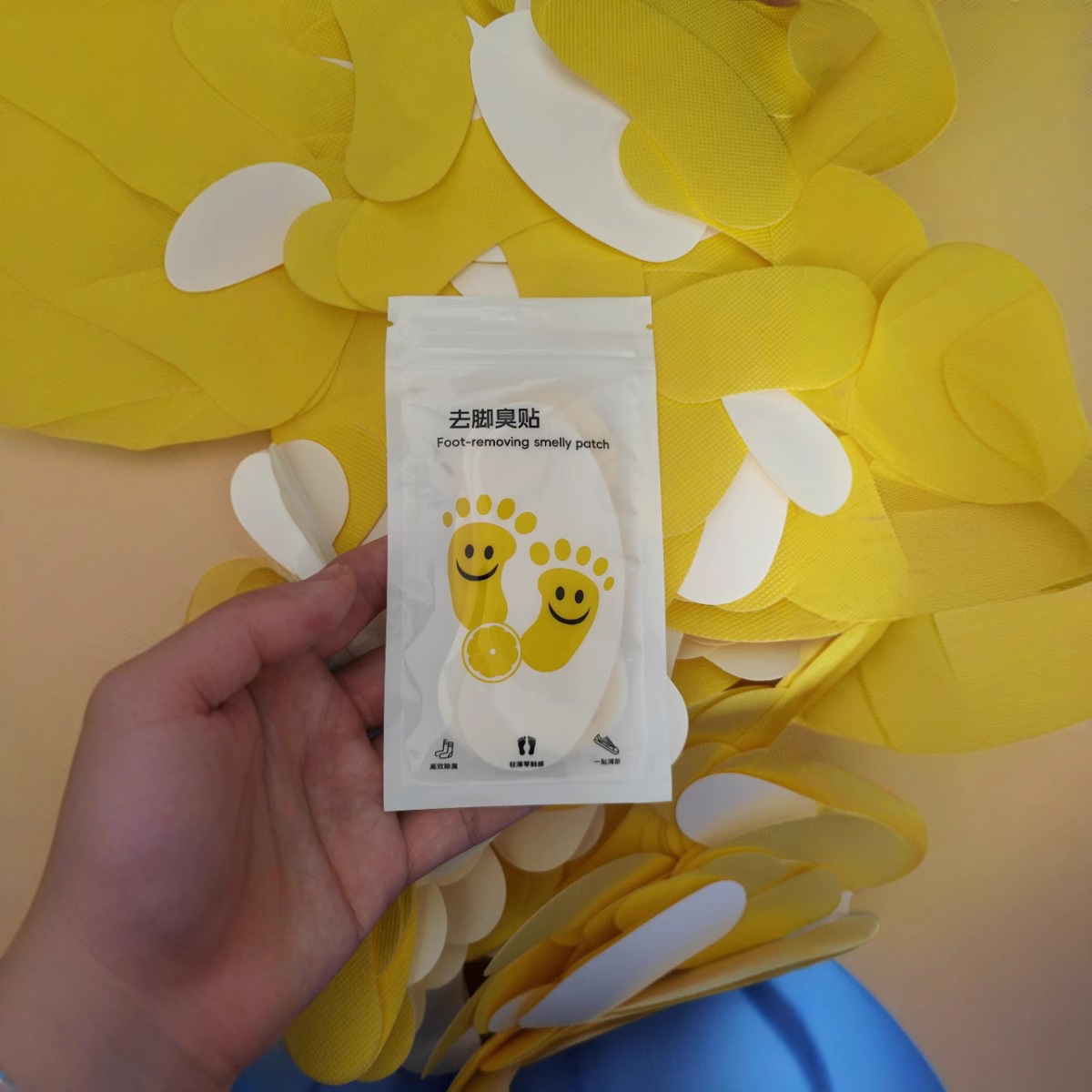 Disposable Foot Odor Removal Patch to Absorb Foot Sweat, Fragrance and Anti-Foot Odor, Portable Insole to Absorb Foot Sweat and Deodorize Shoe Insole Patch Deodorant Patch