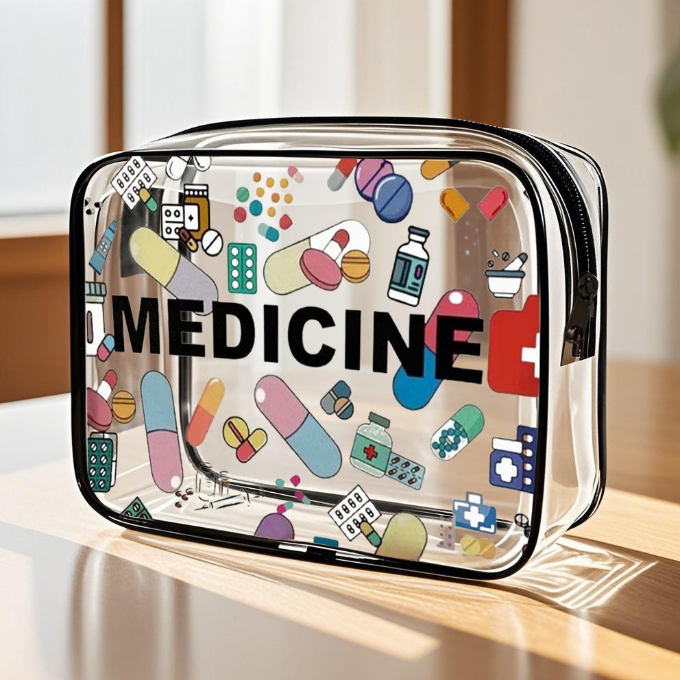 Cross-Border Amazon Hot-Selling Popular Line Pill Cosmetic Bag Coin Purse Card Holder Portable Travel Cosmetics Bag 01