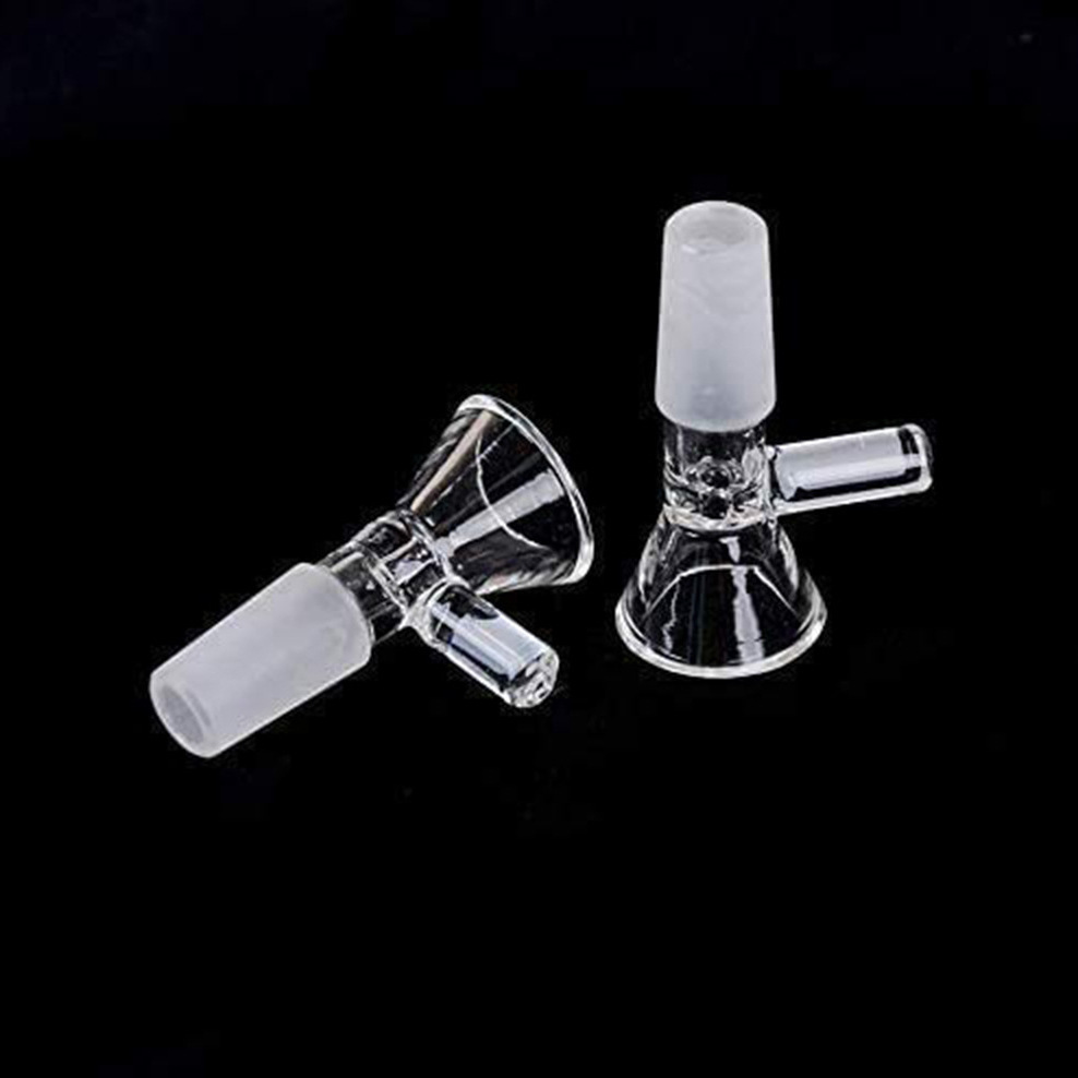 Glass Pipe Cross-Border Export American Conical Glass Pipe 14mm Smoking Pot Smoking Accessories Glass Pipe