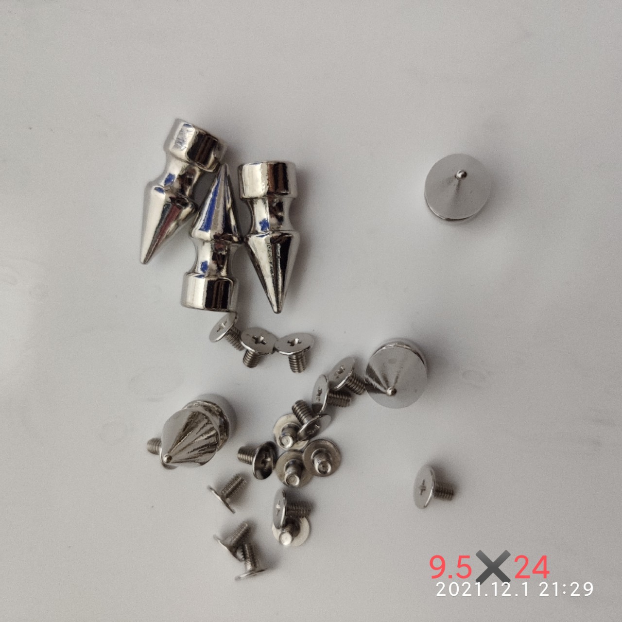 Punk Rivets Spikes Alloy Bullet Rivets DIY Jewelry Accessories