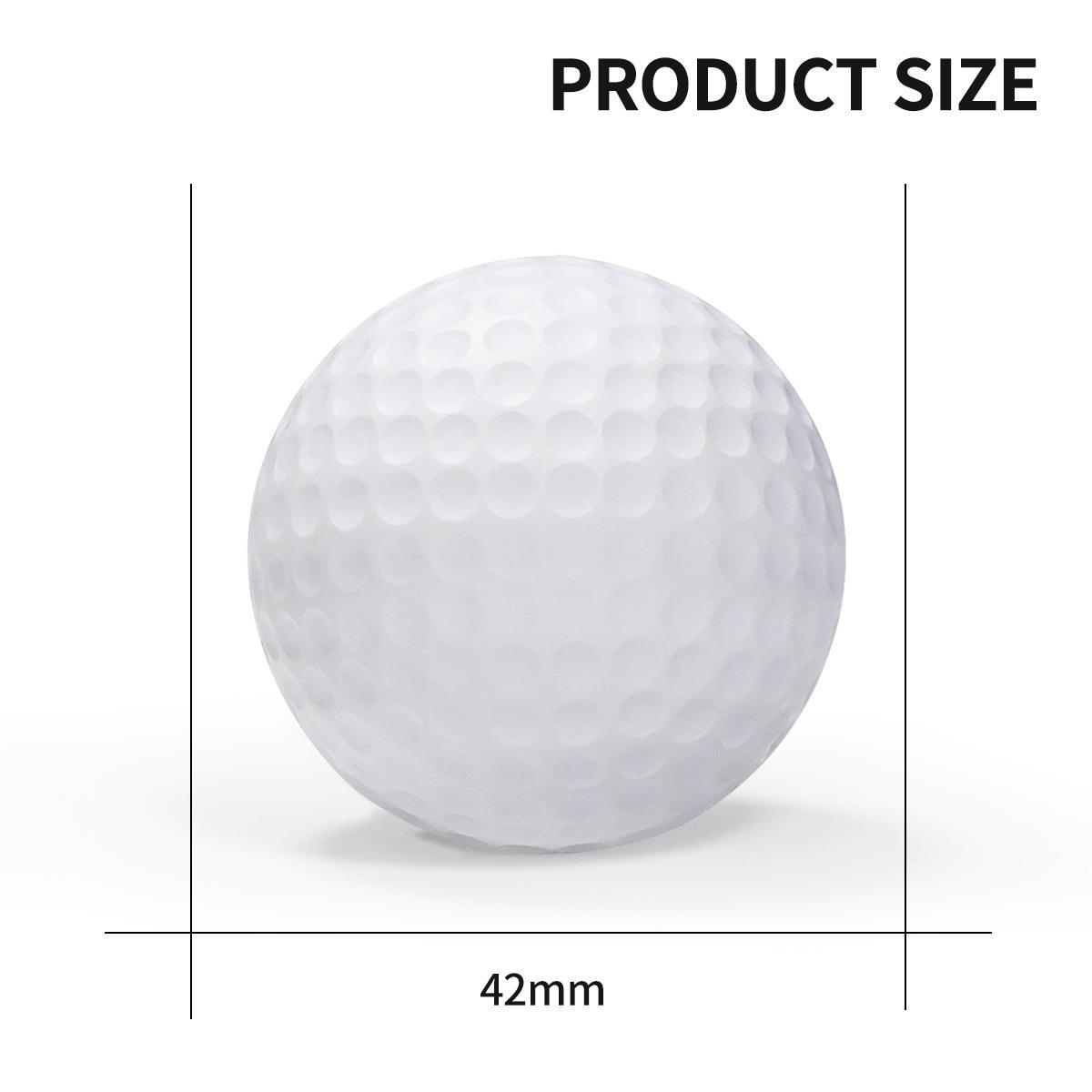 Factory supply 42.6mm golf PU ball golf practice ball soft golf game ball in stock wholesale