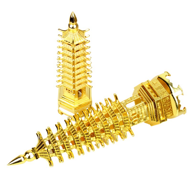 Copper Wenchang Tower Alloy Wenchang Tower Nine-storey Thirteen-storey Wenchang Tower Ornaments Thirteen-storey Wenchang Tower Ornaments Flagship Store