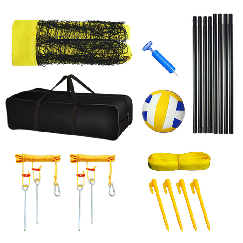 Factory wholesale cross-border foreign trade backyard beach grass volleyball net set portable volleyball net set volleyball net