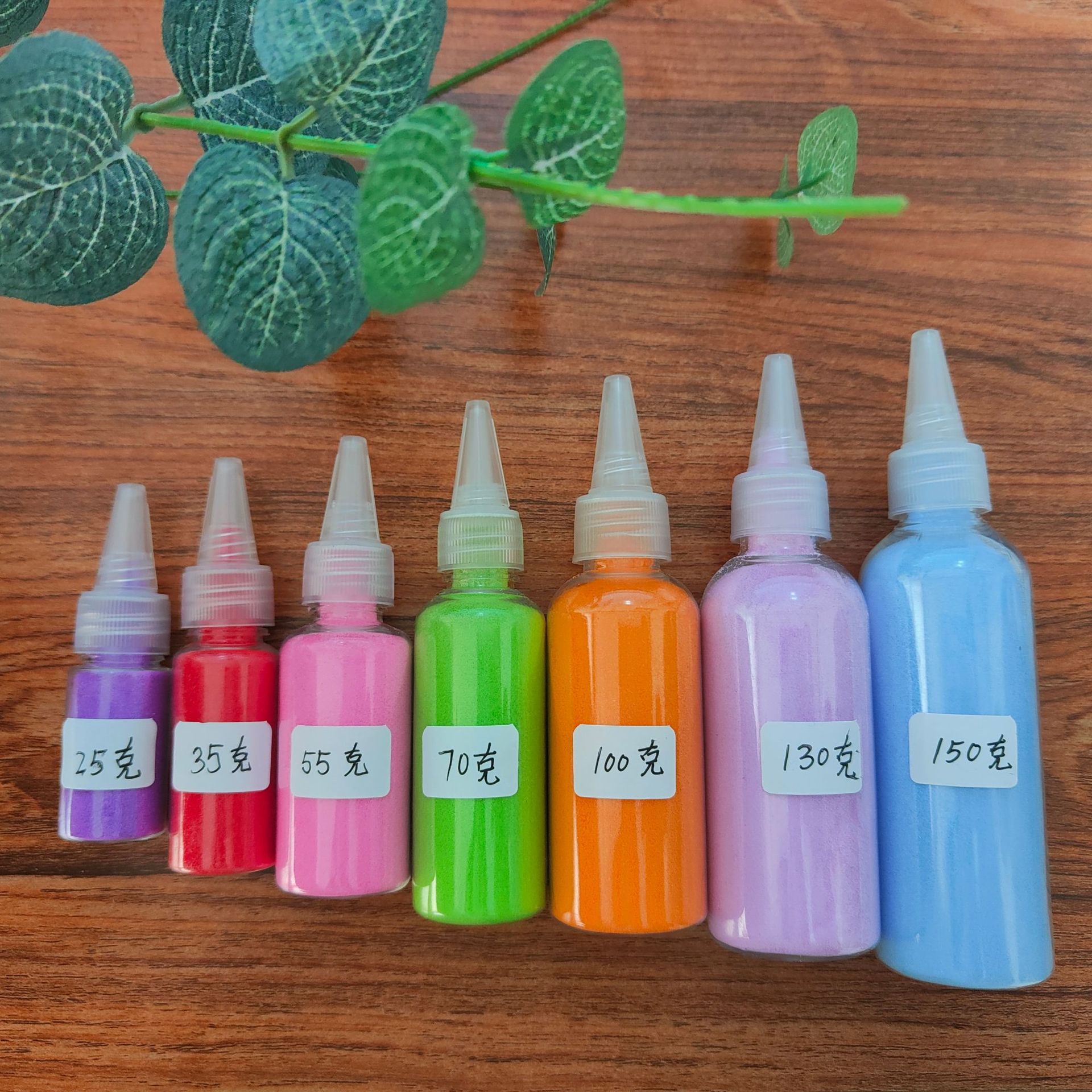 Бутылка цветного песка для песочной живописи песочные часы окрашенный цветной песок детская песочная живопись DIY бутылка цветного песка несколько граммов