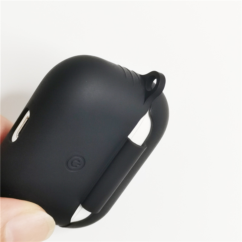 Suitable for Apple AirPods Pro Protective Cover Wireless Bluetooth Headset Silicone Thin Pure Color Shell Cosmetics Bag