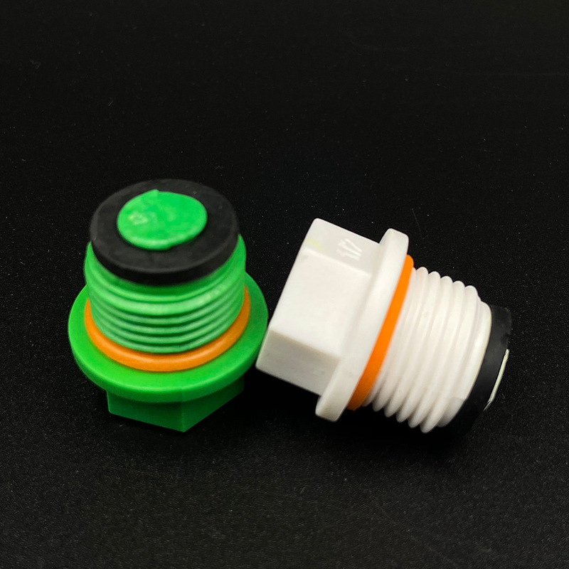 Liyin 4 Points 6 Points Ppr Inner Hexagonal Leather Ring Plug/Thickeneded Plug/Head Sealing Pipe Plug Double Ring Plug