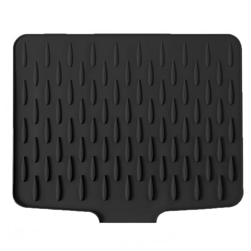 Popular Countertop Slope Silicone Drain Pad Kitchen Sink Diversion Anti-Slip Dish Drying Pad Water Filter Pad