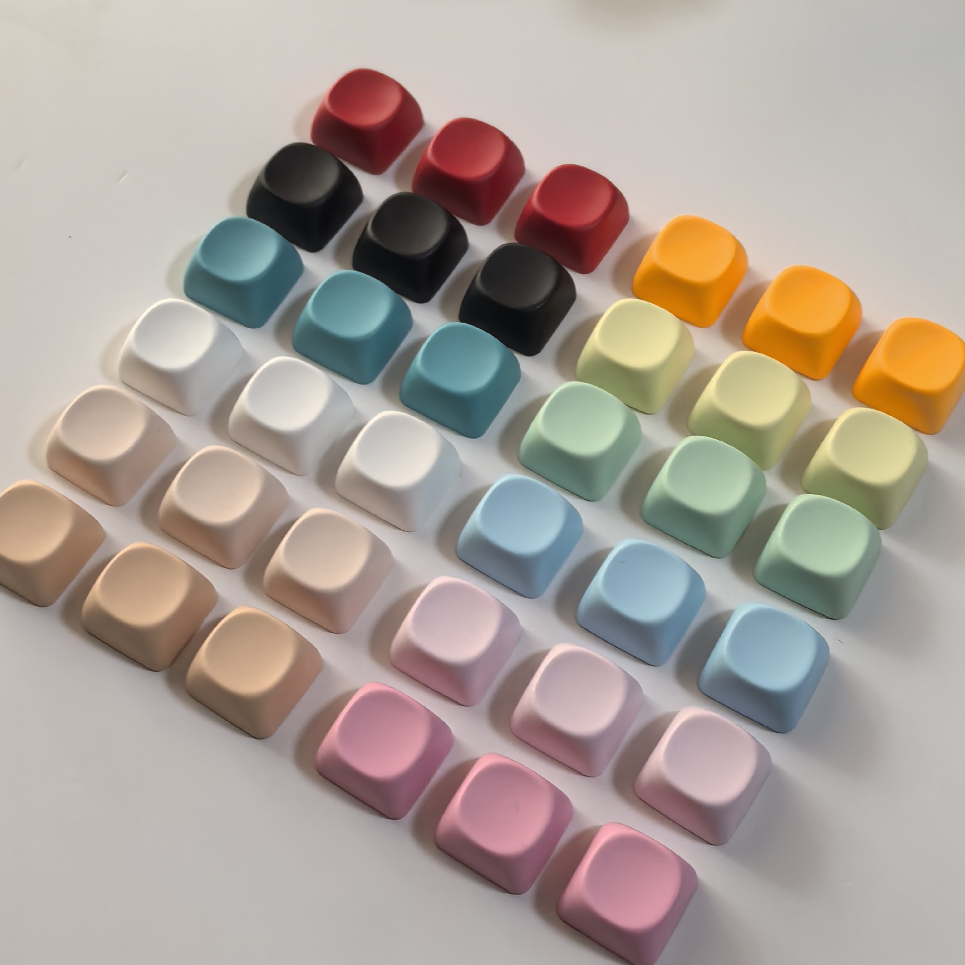 Многоцветные клавиши MOA высота PBT материал кросс замена клавиш настраиваемые клавиши