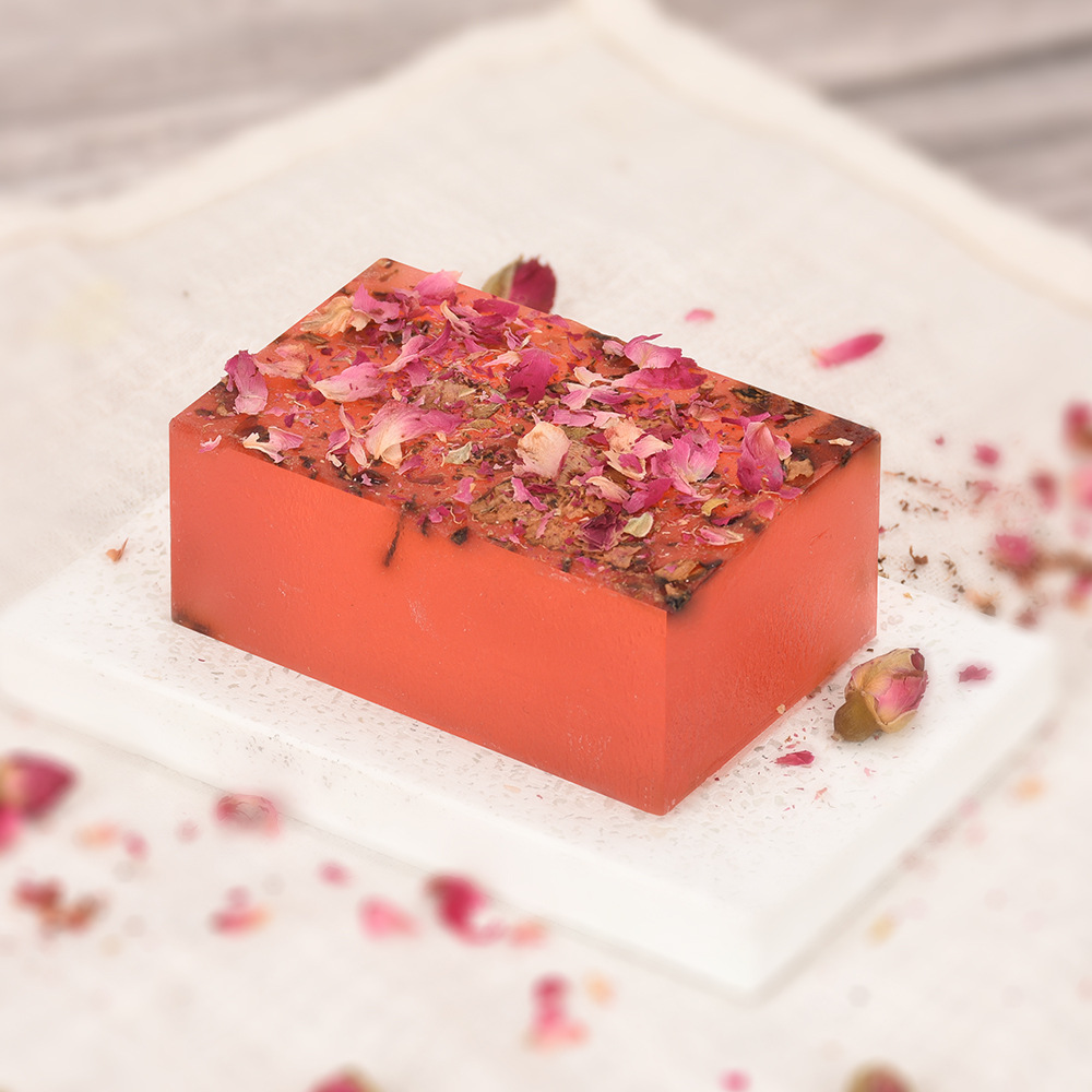 Lan Shiyin 200g Flower Soap Vanilla Artificial Factory Essential Oil Soap Handmade Soap Family Soap Bath Soap