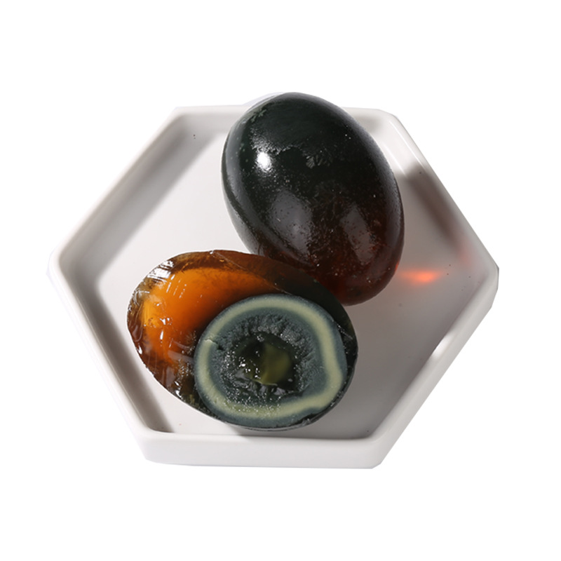 Weishan Lake Songhua egg duck preserved egg lead-free craft 10 pieces 600g heart traditional craft specialty full box wholesale 20