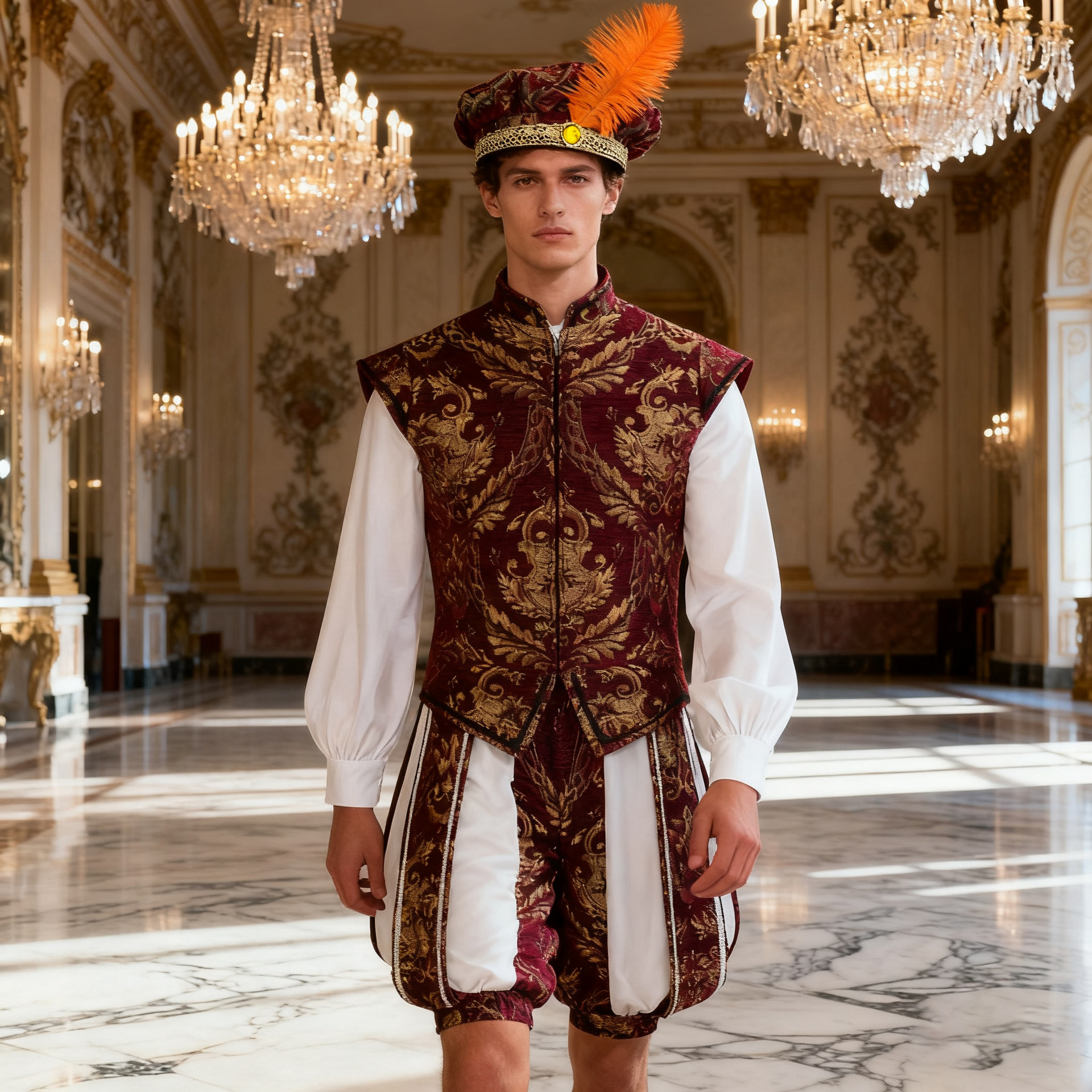 Мужская средневековая тудорская шляпа с перьями, шляпа с верхом, европейская court-шляпа, плоская шляпа, головной убор для косплея