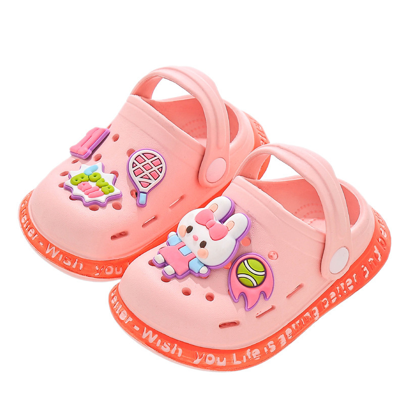 EVA Children's Cave Shoes Boys Cartoon Indoor Baotou Children's Slippers Non-slip Soft Bottom Girls' Summer Sandals