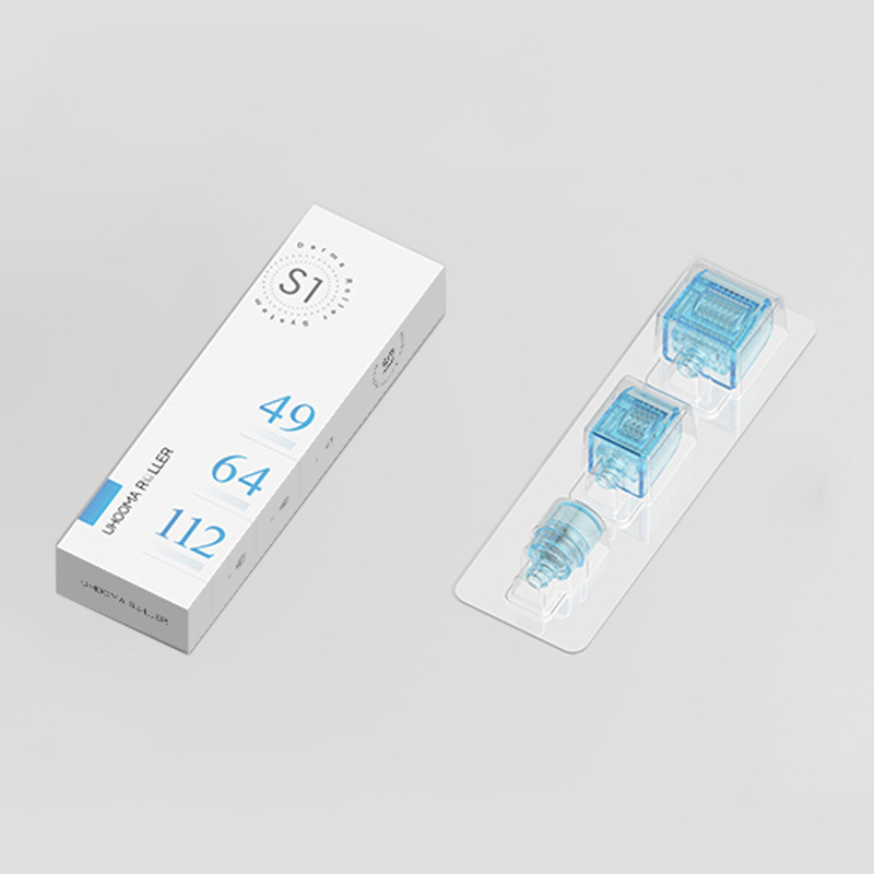 UHOOMA New Three-in-One Multifunctional Skin Needle Roller Removable Microneedle Roller Replacement Head Introduction Instrument