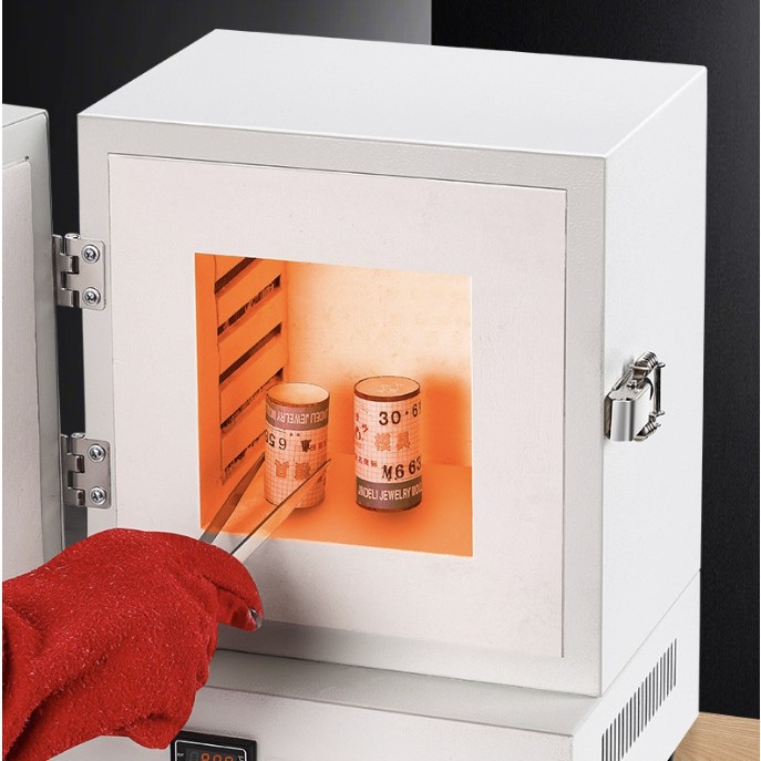 Intelligent Digital Display Temperature-Controlled Gypsum Mold Constant Temperature Oven Intelligent Digital Display Oven Four-Sided Heating Oven Resistant to High Temperature Baking