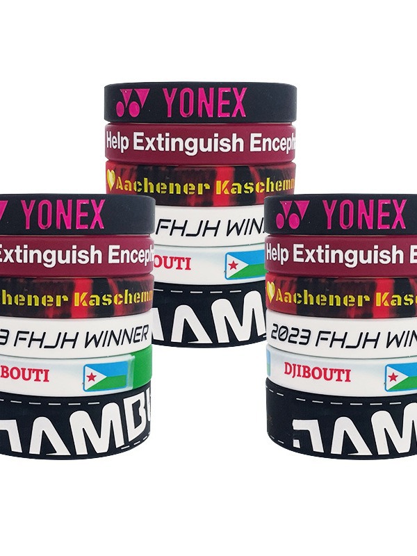 Silicone bracelet custom adult men's and women's children's printing lettering basketball sports wrist band group activities custom