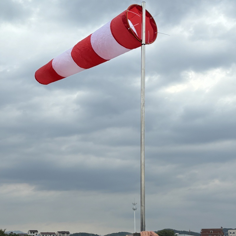 Reinforced wind vane fluorescent waterproof bracket stainless steel airport chemical oil field gas station wind vane bag outdoor factory inspection