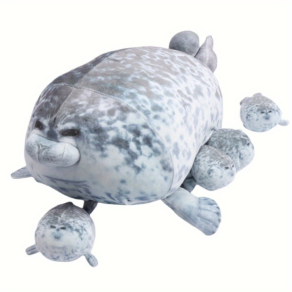 Cross-border New Product Japan Osaka Simulation Seal Doll Pillow Aquarium Popular Soft Pillow Aquarium Hair