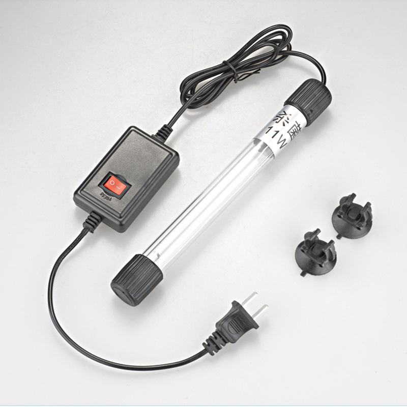 Fish Tank Uv Ultraviolet Germicidal Lamp Aquarium Sterilization Algae Removal Lamp Submersible Sterilization Lamp Fish Pond Aquarium Disinfection Lamp
