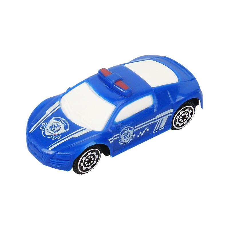 Children's scooter police car model cake baking decoration car toy boy wholesale factory direct supply