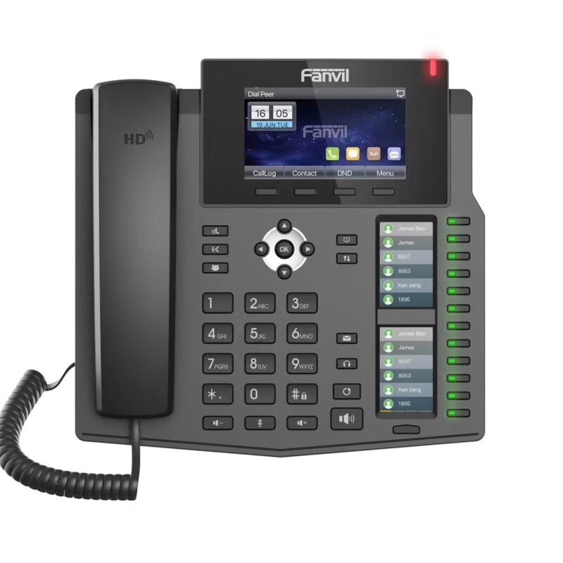 Fanvil Orientation X4 Orientation X5 Orientation X6 Orientation J7C Large Screen Classy Ip Phone Network Phone Dual Color Screen S