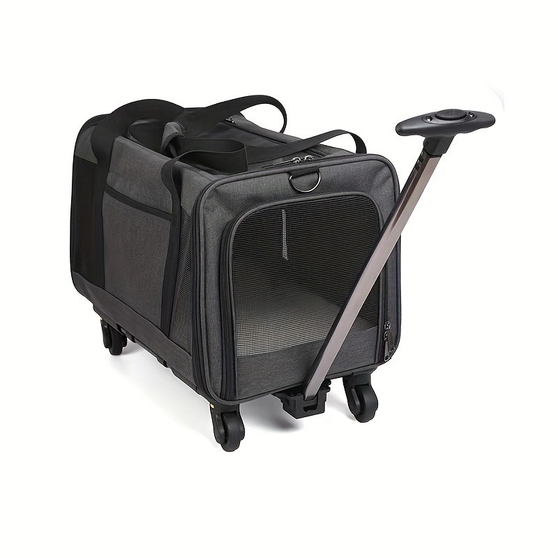 2026 New Cross-Border Dropshipping Detachable Cat and Dog Trolley Case Spacious Foldable Pet Cross-Border