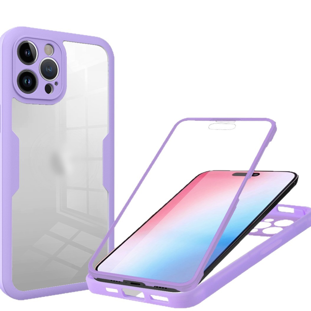 New Foreign Trade Model Suitable for Samsung S26 Ultra 360 Full Coverage Four-Corner Anti-Drop Phone Case S25Fe