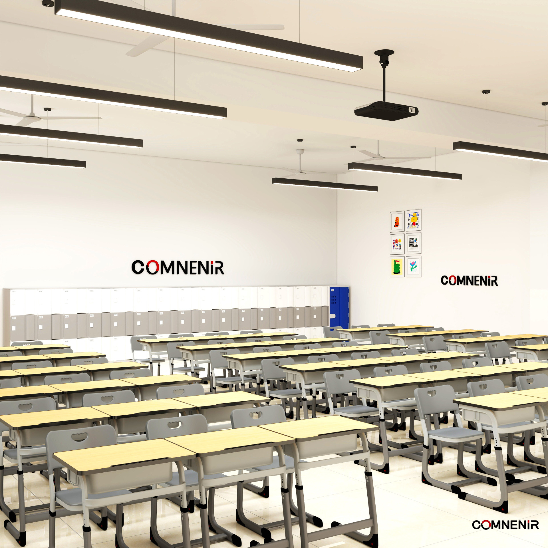 School Desks and Chairs for Primary and Secondary School Students, Children's Study Desks, Writing Desks, Single Desks and Chairs That Can Be Lifted