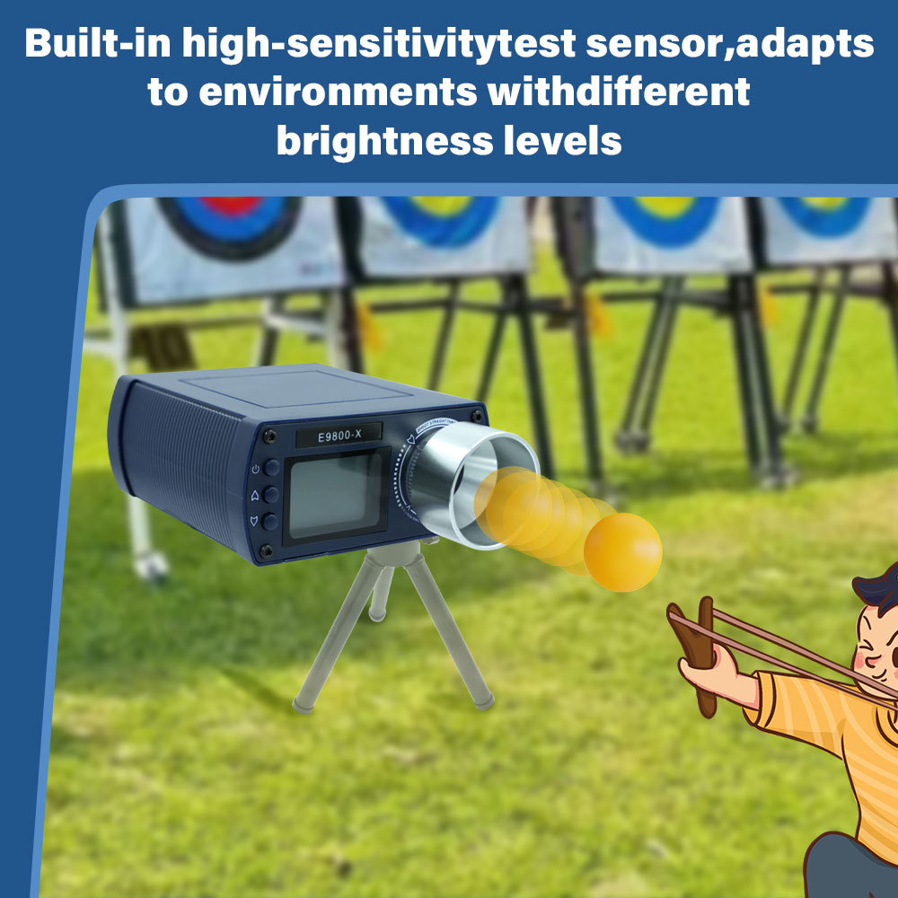 Cross-Border Amazon E9800-X Initial Speed Speedometer Chinese and English Version Multi-Functional Handheld Speedometer Hot Model