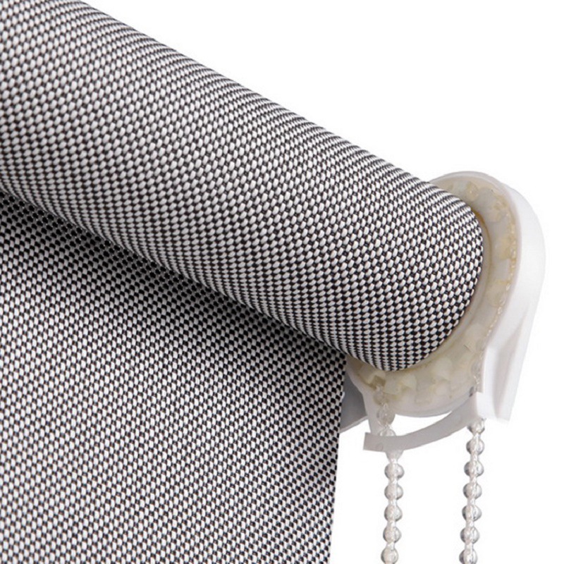 B1 Flame-Retardant Sunshade Fabric Roller Blinds Pvc Waterproof Semi-Blackout Sunshade Roller Blinds Translucent Office Building Office Curtains