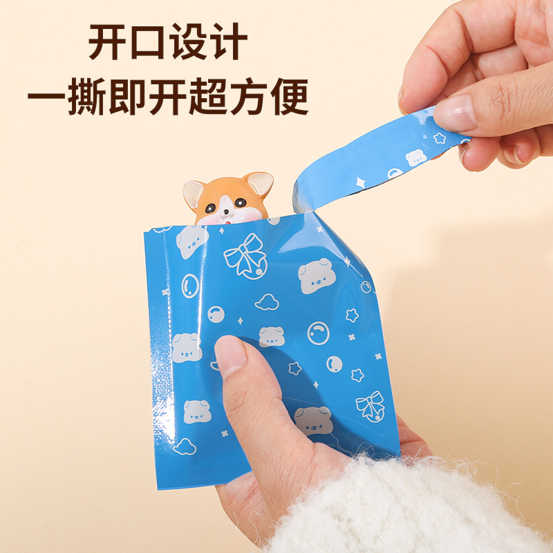 Aluminum Film Lucky Blind Bag Empty Bag Opaque Trendy Gift Blind Bag Ziplock Bag Miniature Food Toy Gift Empty Blind Bag