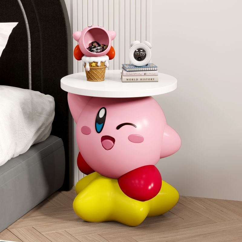 Children's Bedside Table Mini Small Home Bedroom 2024 New Creative Cream Style Side Table Replacement Coffee Table Popular