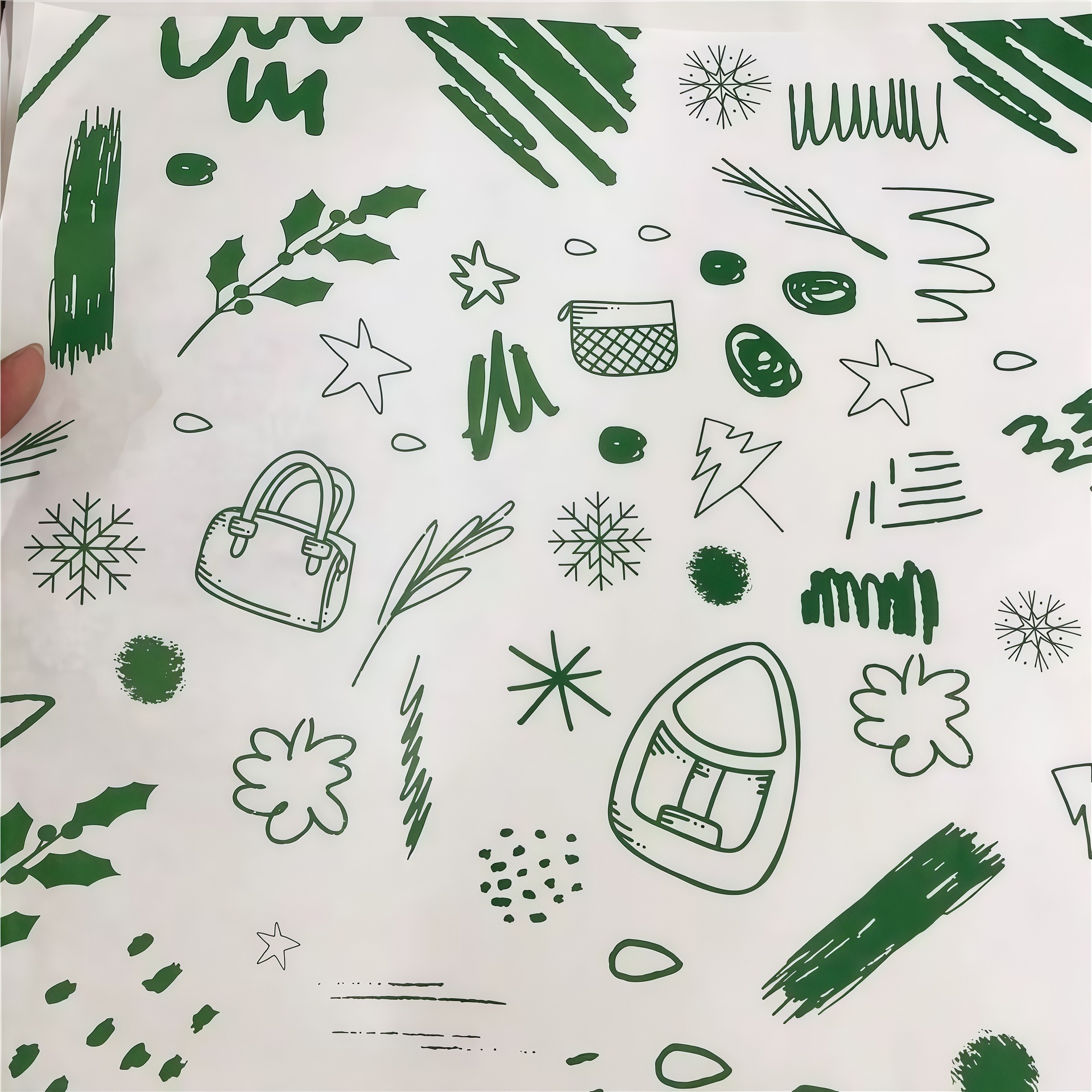 80g White Kraft Paper Packaging Printing Colorful Logo Gift Clothing and Shoe Packaging Lined with High-Definition Colorful Printing