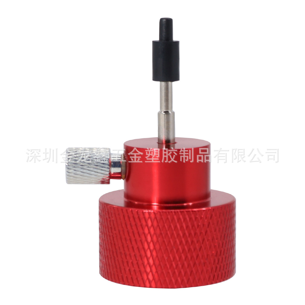 Cross-Border New Upgraded Integrated Red Propane Connector Gas Cylinder Inflation Valve Af Inflation Connector with Deflation Function