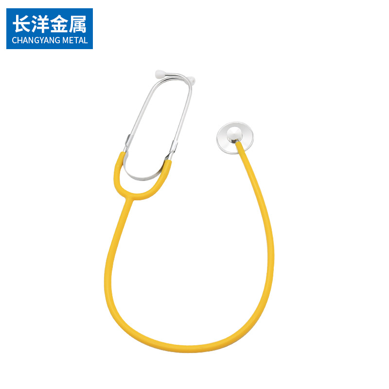 Прямые поставки завода Нинхай Алюминиевый одноразовый учебный стетоскоп Разнообразие цветов Учебный стетоскоп