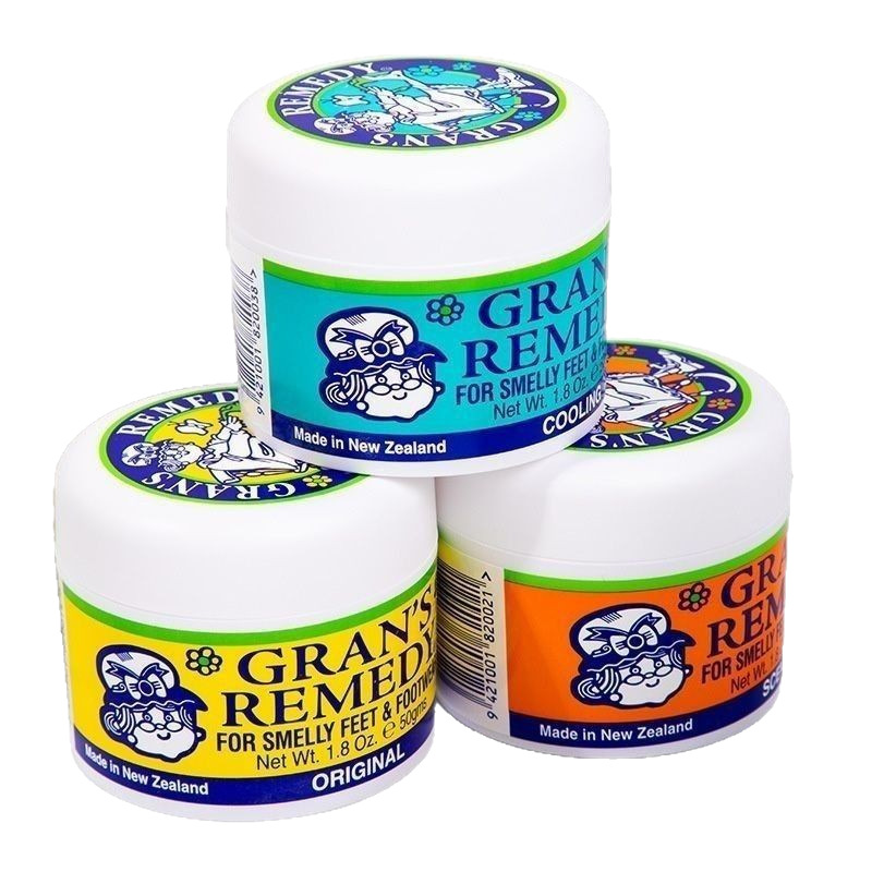 New Zealand imported granny stinky foot powder Australia sports foot sweat odor 50g mint in stock wholesale