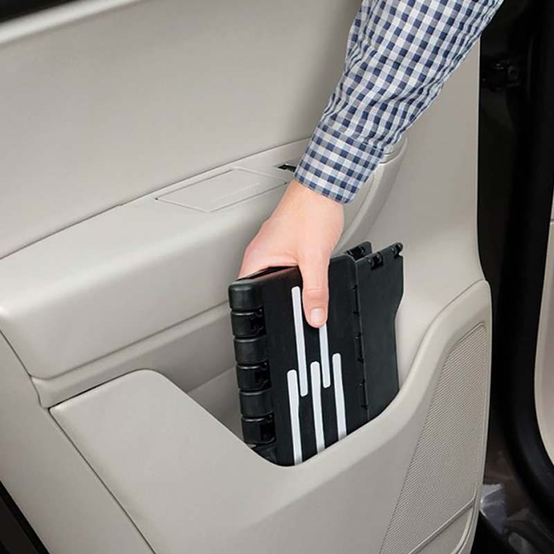 In stock new non-slip folding stool elderly auxiliary half step ladder portable PP plastic folding chair wholesale