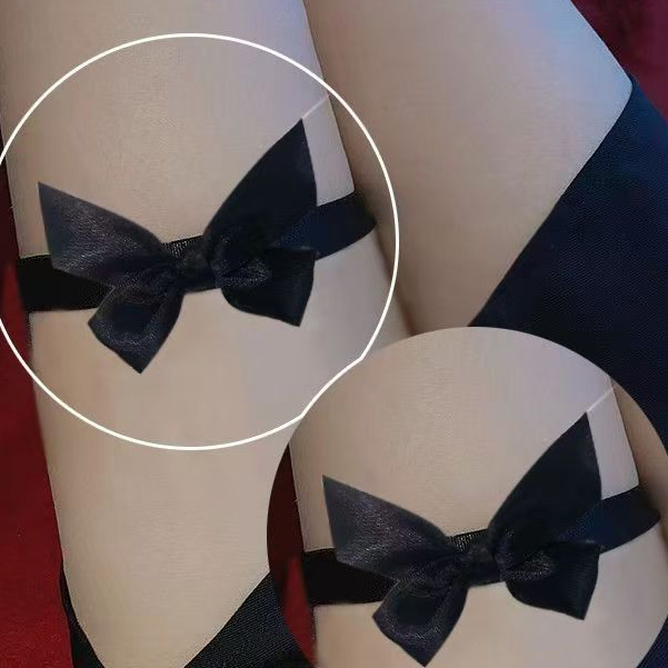 Аксессуары для ног Harajuku Lolita Cyberpunk с бантом, ремни для ног Yabi, кольца для ног Jk, thigh straps, аксессуары Cos