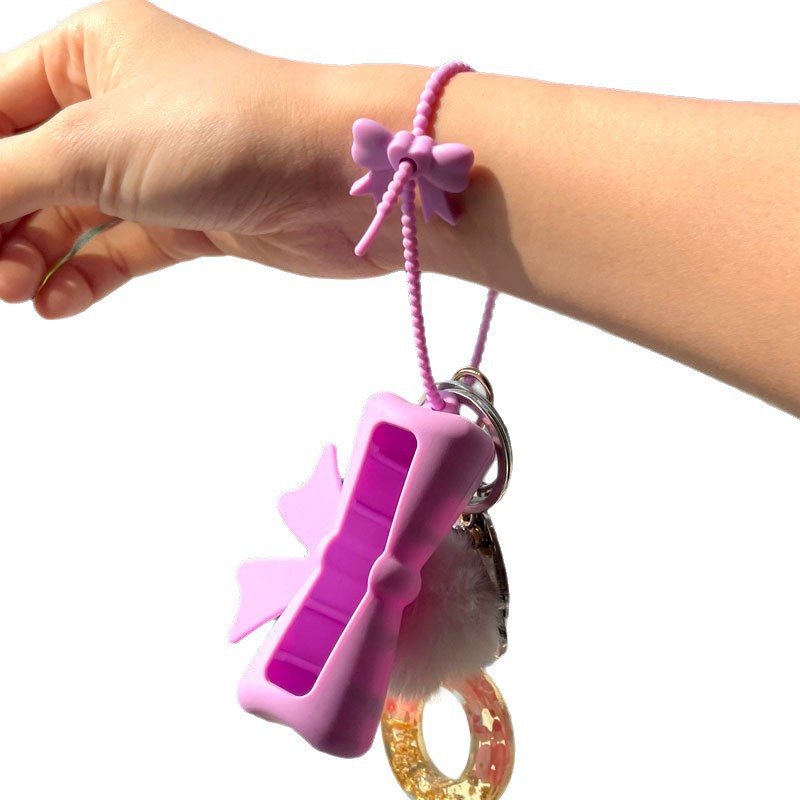 Cross-Border Lipstick Silicone Protective Case, Food-Grade Creative Silicone Lipstick Case, Anti-Fall Portable Protective Case