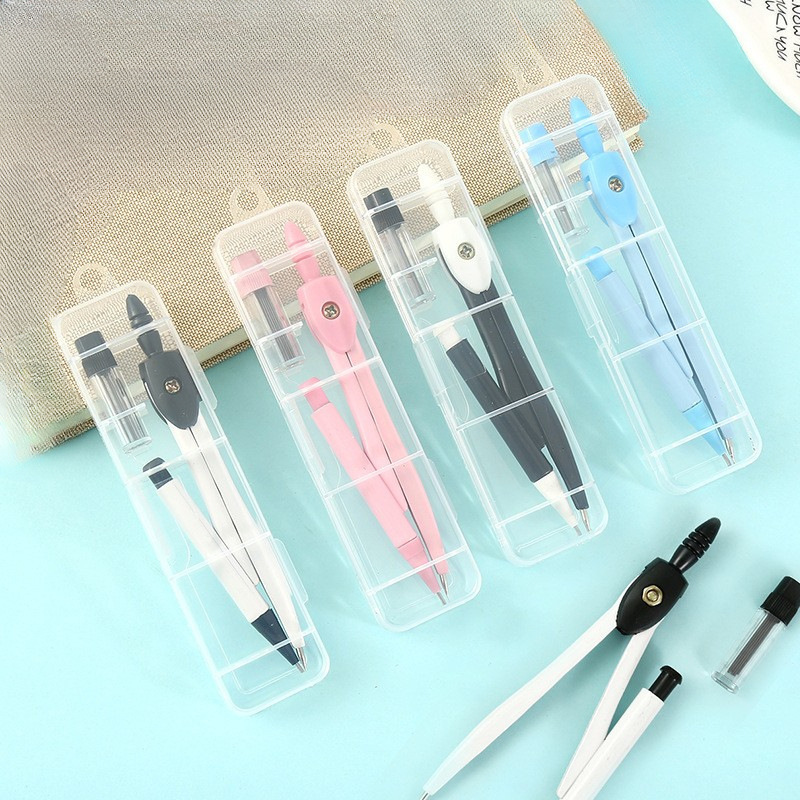 New Compass Set Wholesale Student Exam Supplies Simple Metal Mathematics Drawing and Painting Tools Wholesale Selection