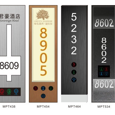 Умный дверной дисплей Factory Hotel с подсветкой, цифровая табличка номера комнаты с LED