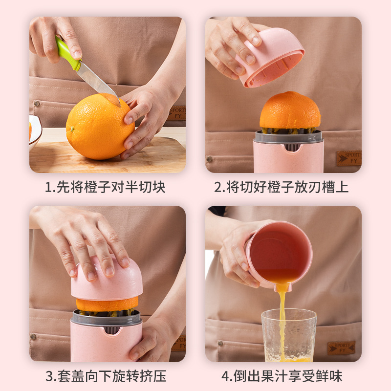 Manual Juicer Simple Portable Squeezer Multifunctional Mini Fruit Lemon Squeezer Cross-border Gift