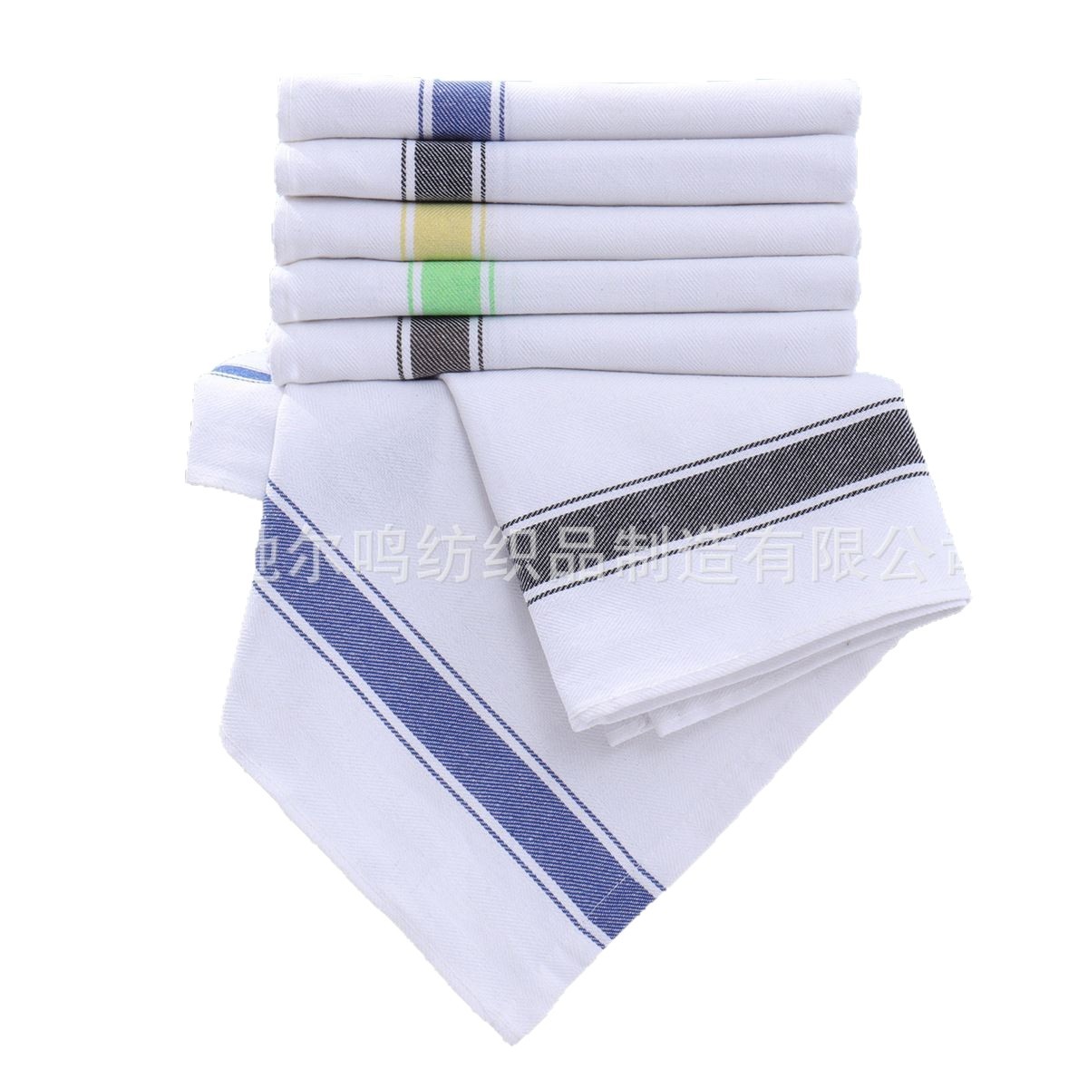 Cross-Border Hotel Cup Wiping Cloth, Placemat, Mouth Wiping Cloth, High Density, Non-Fading, Non-Shedding, Highly Absorbent Tea Towel, Kitchen Towel
