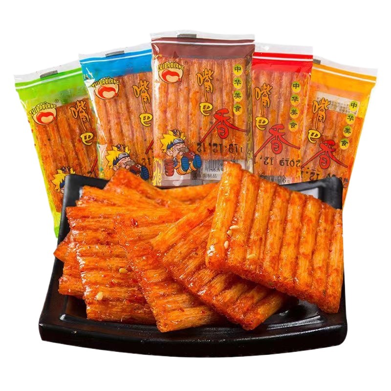 Spicy bar net red spicy snacks gift bag big knife meat gluten students casual snacks childhood nostalgic factory wholesale