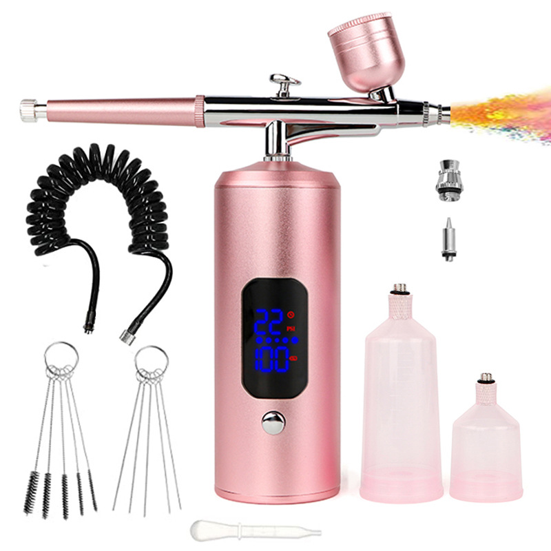 Cross-border Oxygen Injection Instrument Handheld Small Hydrating Beauty Salon Beauty Instrument Inkjet Printer Spray Instrument High-pressure Oxygen Injection Instrument