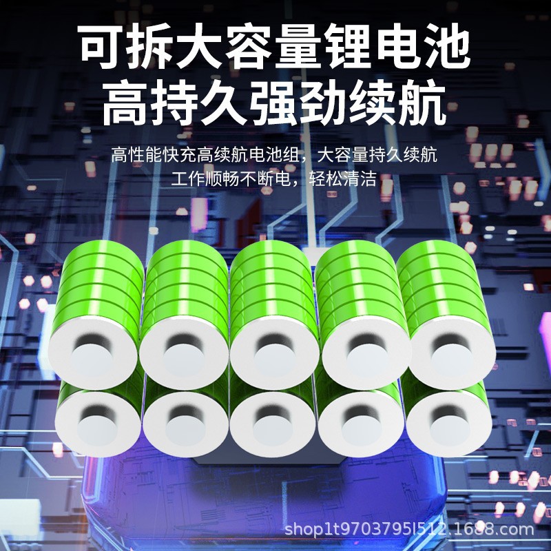 Wireless Car Wash Machine High-Pressure Water Spray Gun Lithium Battery Household Car Wash Pump Portable Rechargeable Car Cleaning Tool New Model